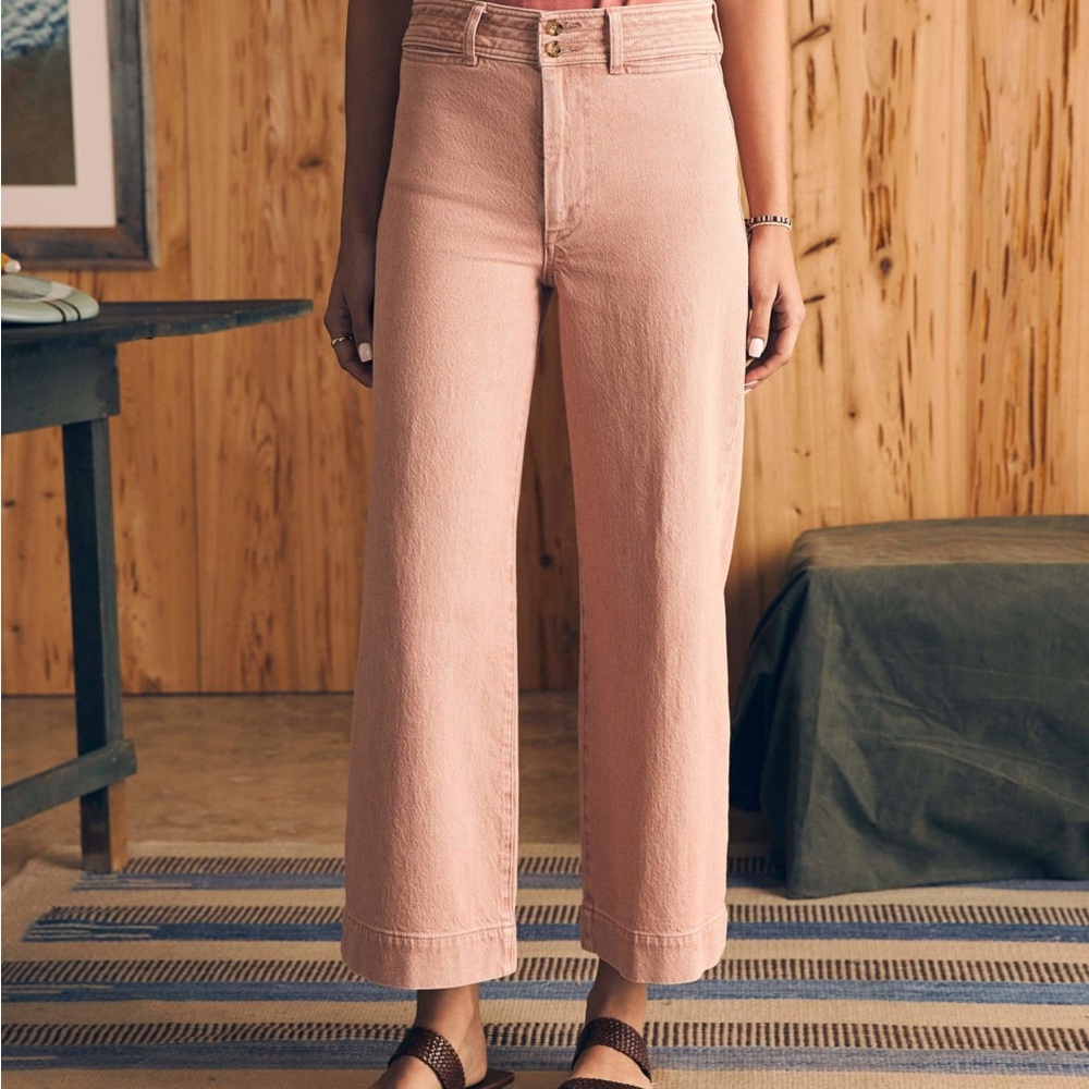 Faherty Harbor Crop Jean